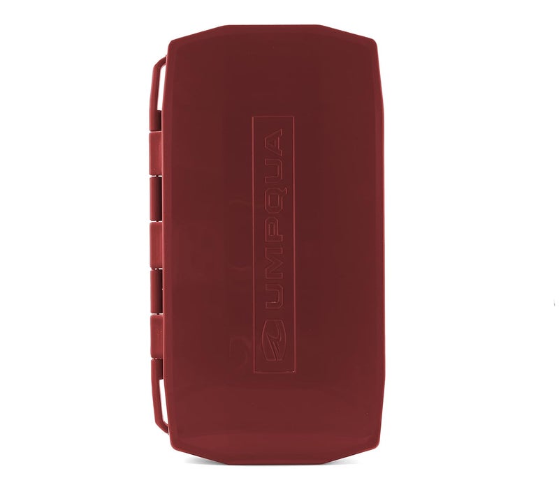 Umpqua UPG Silicone Weekender Claret Fly Box - Lightweight Durable Versatile High-Capacity Secure Hold Quick-Loading Fly Storage Case - Fly Fishing Tackle Organizer - Large - Image 3